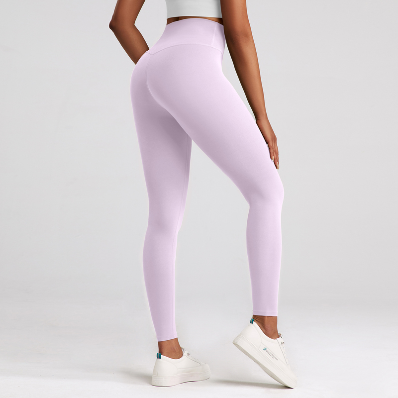 YL-021 OEM Gray Tummy Control Yoga Leggings for private label activewear sourcing