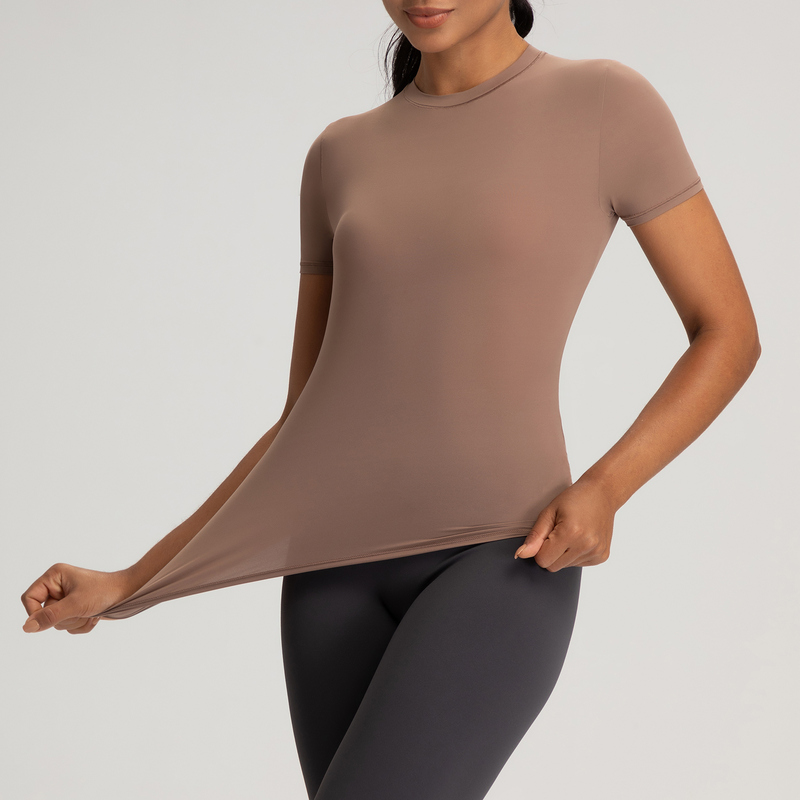 YT-022 Custom Ultra Soft Short Sleeve Workout Top