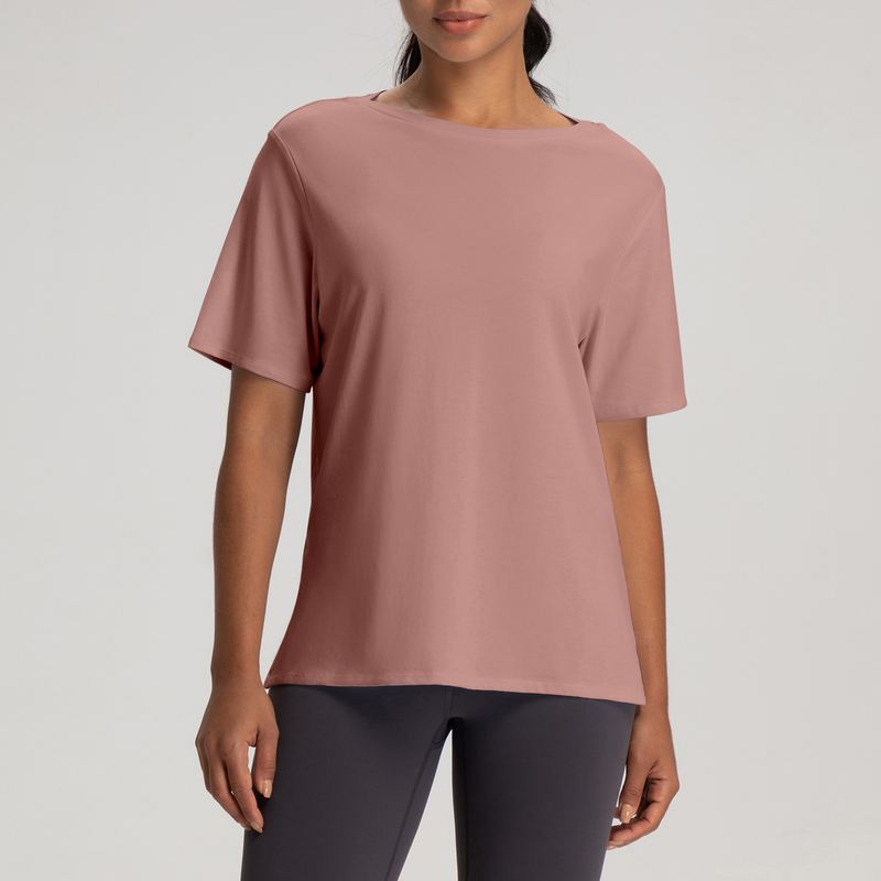 YT-035 OEM Short Sleeve Yoga Tee
