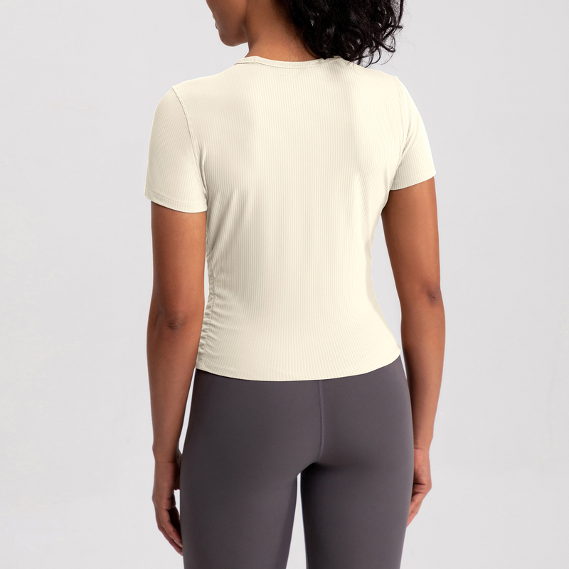 YT-037 Custom Short Sleeve Yoga Tee