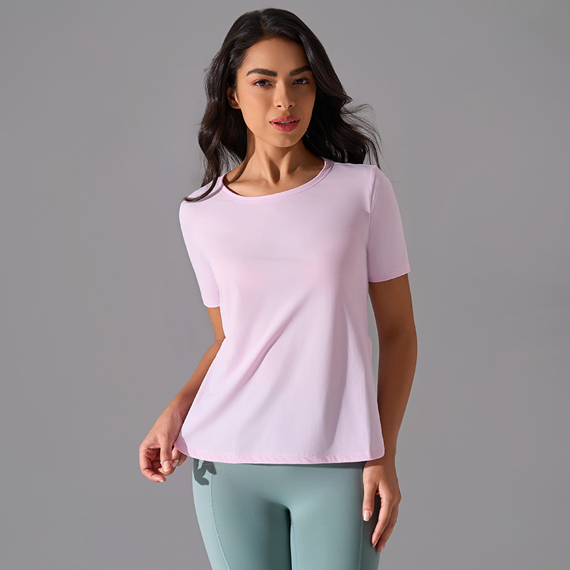 YT-040 Custom Short Sleeve Yoga Tee