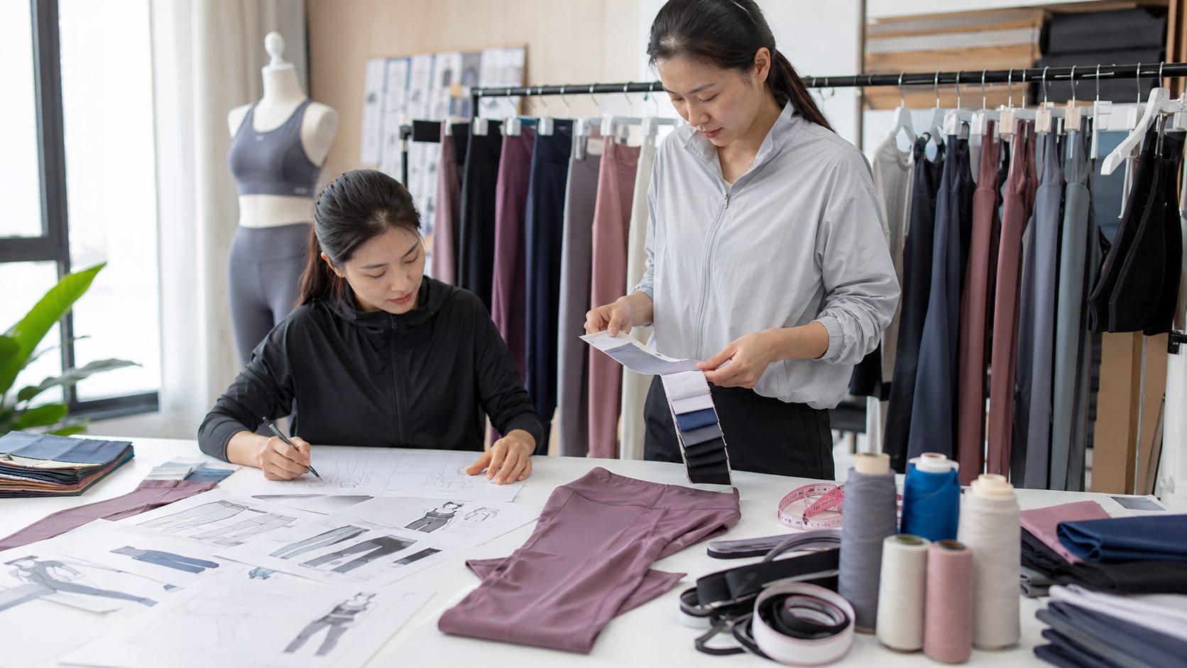 OEM and ODM activewear sample development review for private label manufacturing