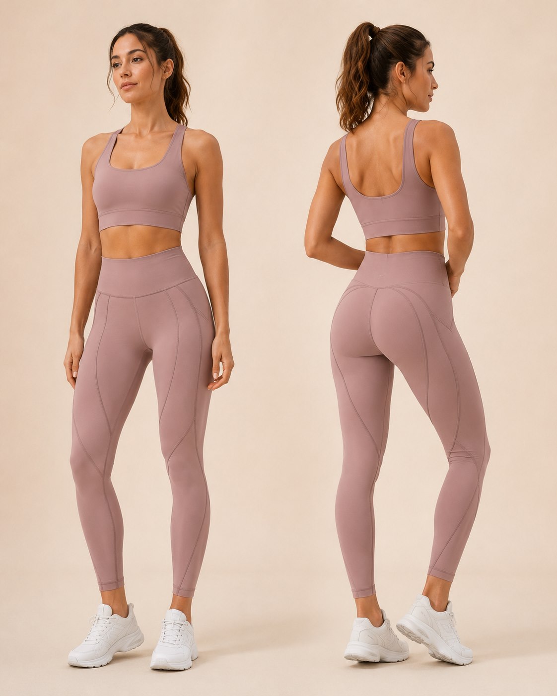 Private label 3D line fitness leggings for activewear sourcing