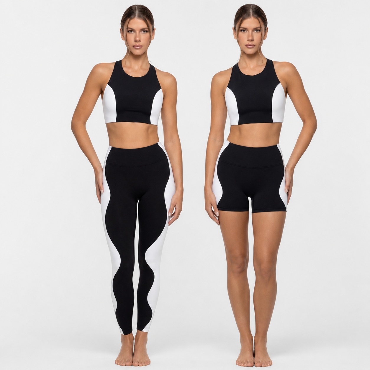 YS-024 Quick Dry Legging and Shorts Set