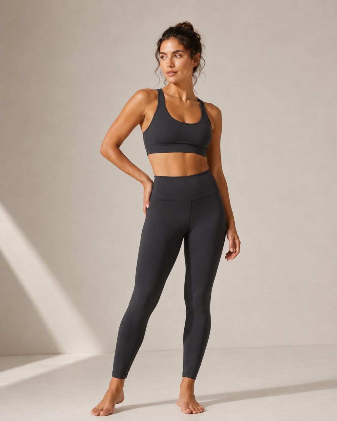 Custom yoga leggings sample for private label activewear production