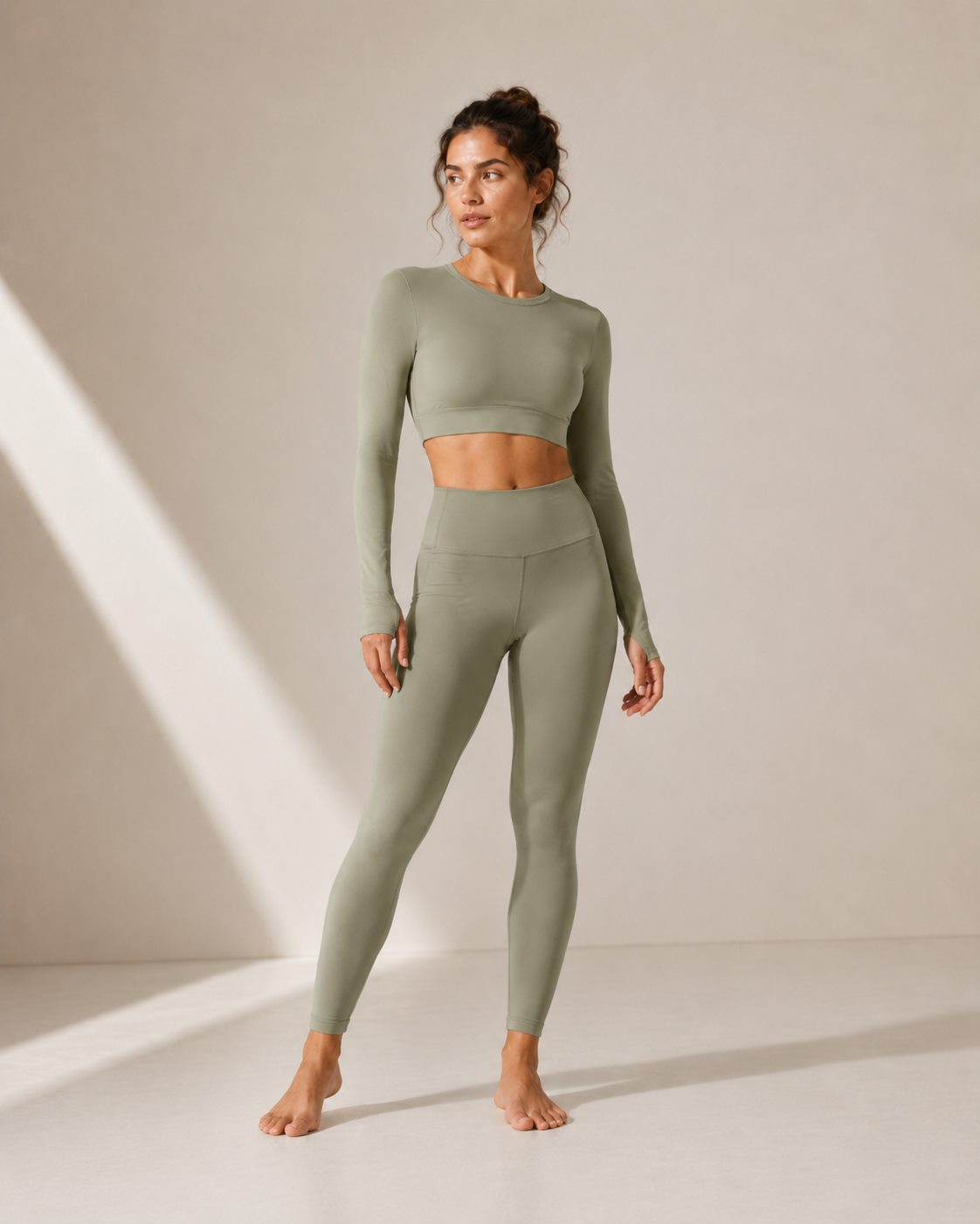 Custom one piece activewear sample for private label yoga wear production