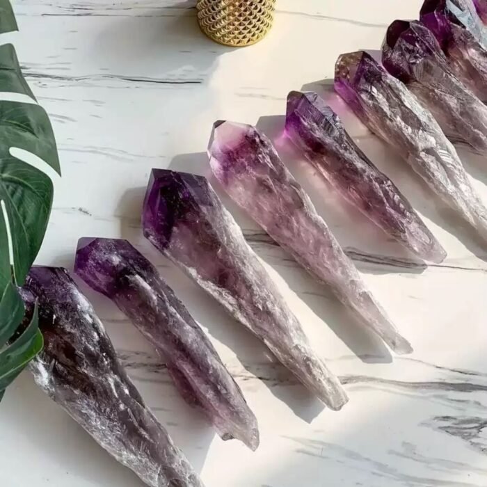 Uruguayan natural raw stone amethyst scepter - Image 3