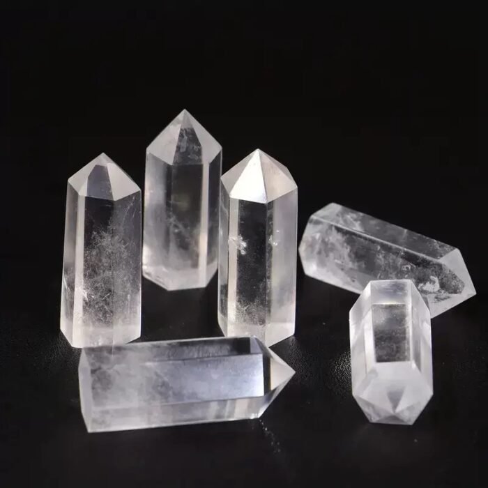 White crystal column original stone single pointed prism - Image 5