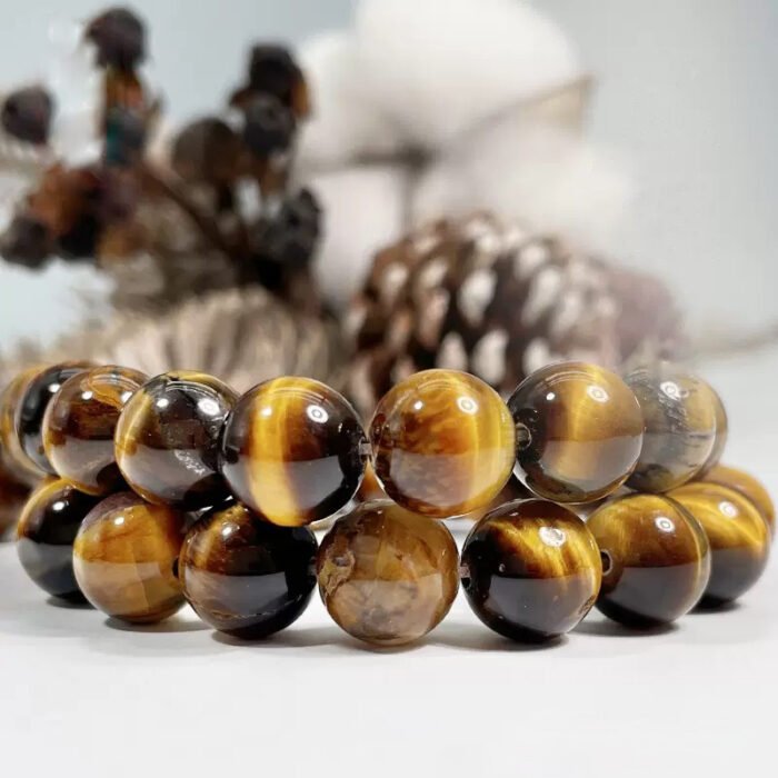 Natural Tiger Eye Stone Round Beads 4mm-18mm - Image 2