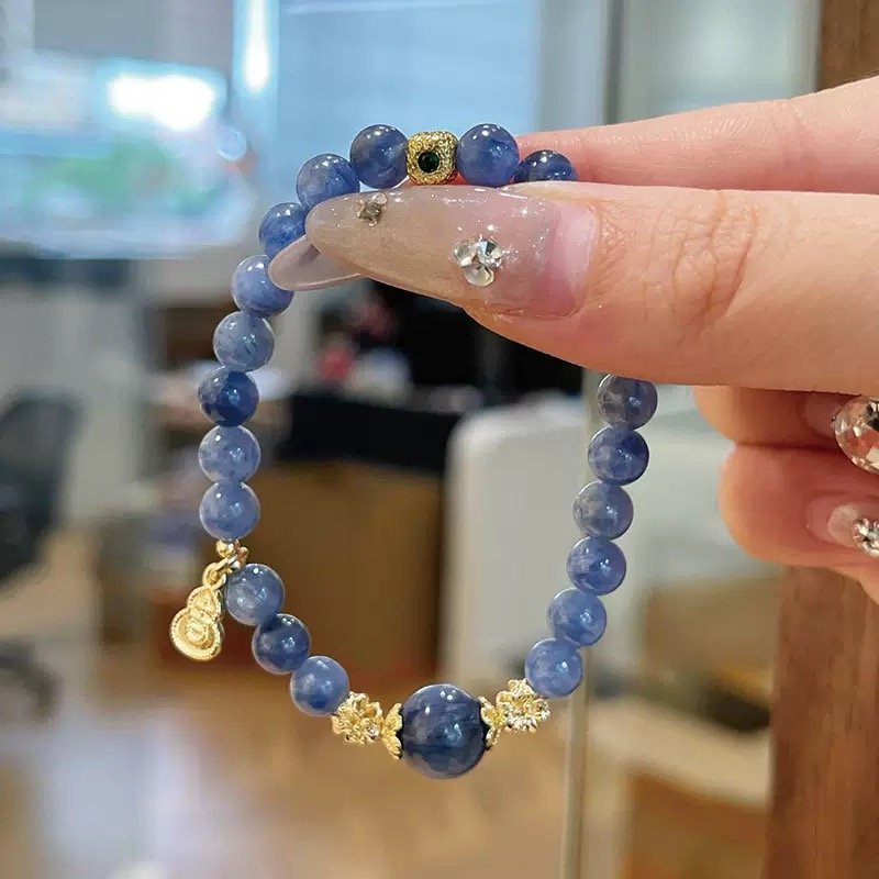 Kyanite High-end Fashion Gourd Crystal Bracelet - Image 2
