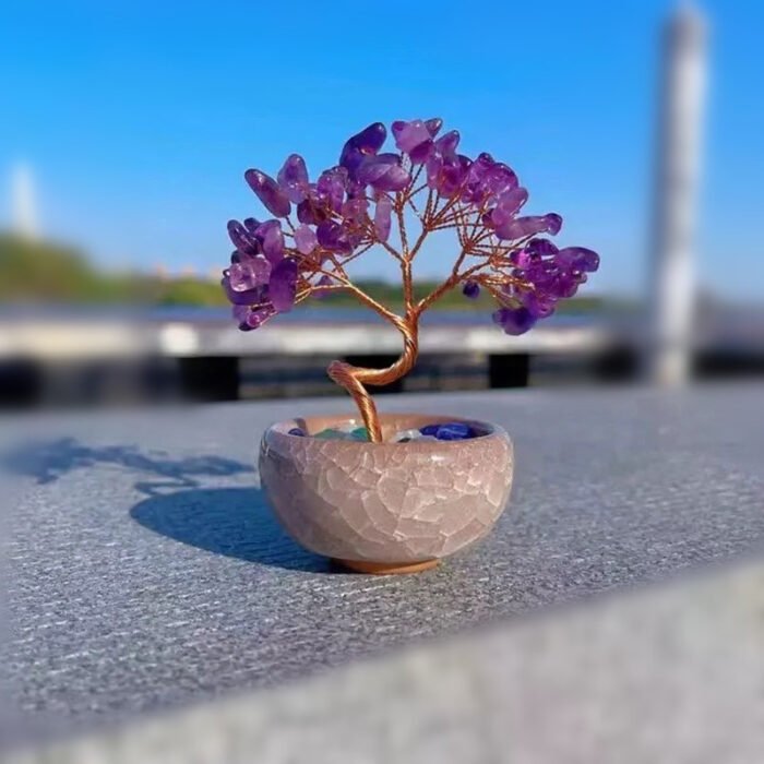 Natural crystal gravel fortune tree cornucopia - Image 3