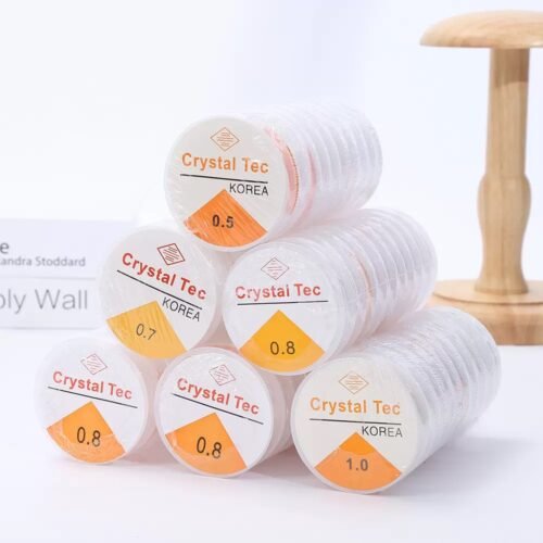 DIY handmade elastic crystal line