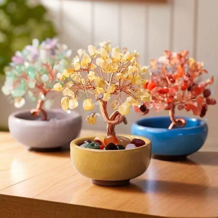 Natural crystal gravel fortune tree cornucopia - Image 4
