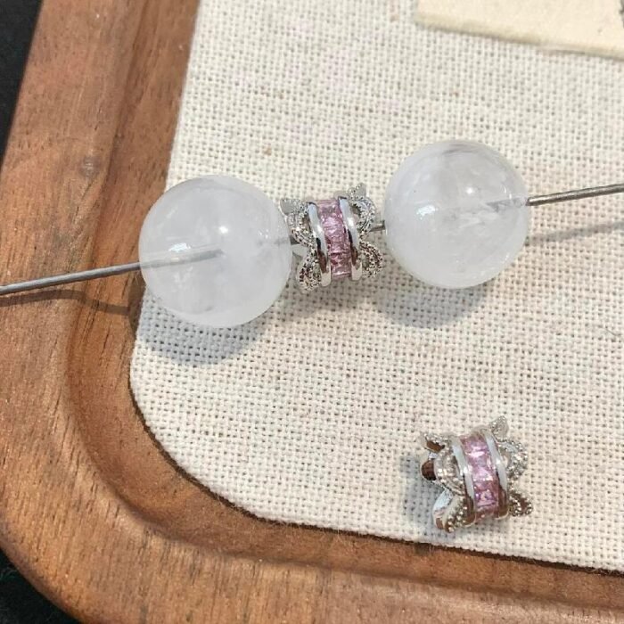 Double-sided flower holder spacer beads DIY bracelet bead accessories - Image 6