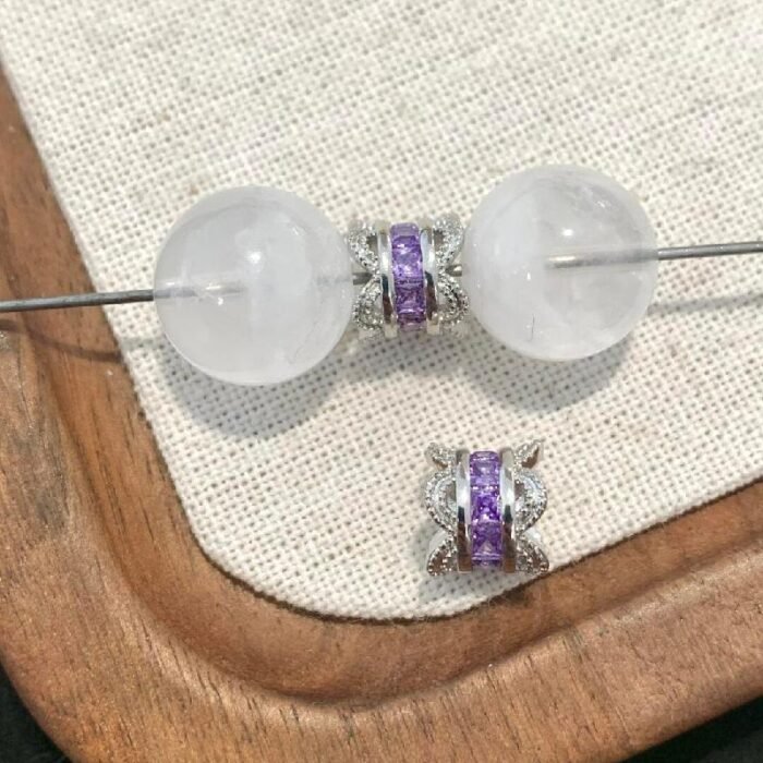 Double-sided flower holder spacer beads DIY bracelet bead accessories - Image 7