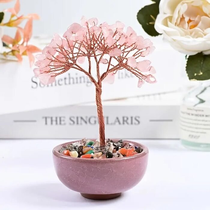 Natural crystal gravel fortune tree cornucopia - Image 5