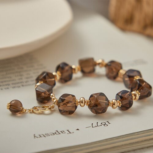 DIY Handmade Tea Crystal Bracelet