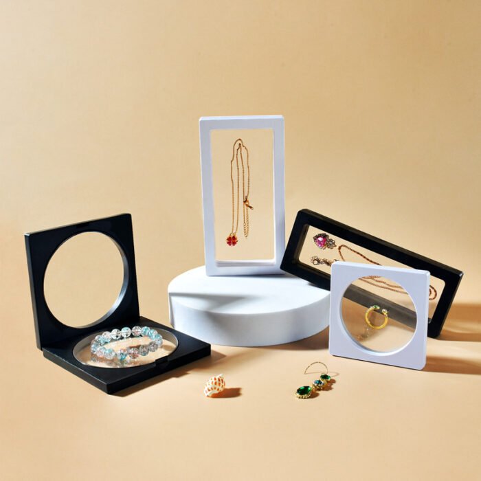 Transparent PE film suspended jewelry ring bracelet gift box - Image 2