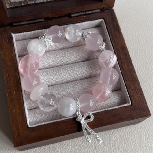 Gentle pink series crystal bracelet