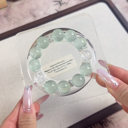 Green Fluorite Crystal